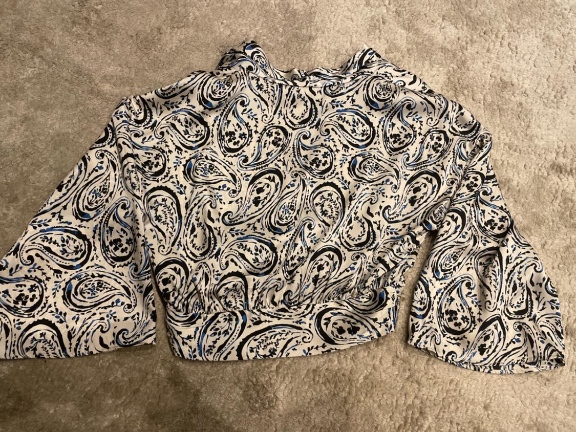 PRINTED CROSSOVER TOP - Image 2