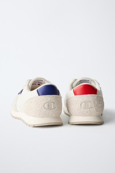 CHAMPION ® X ZARA TRAINERS - Ecru White by Zara - Image 5