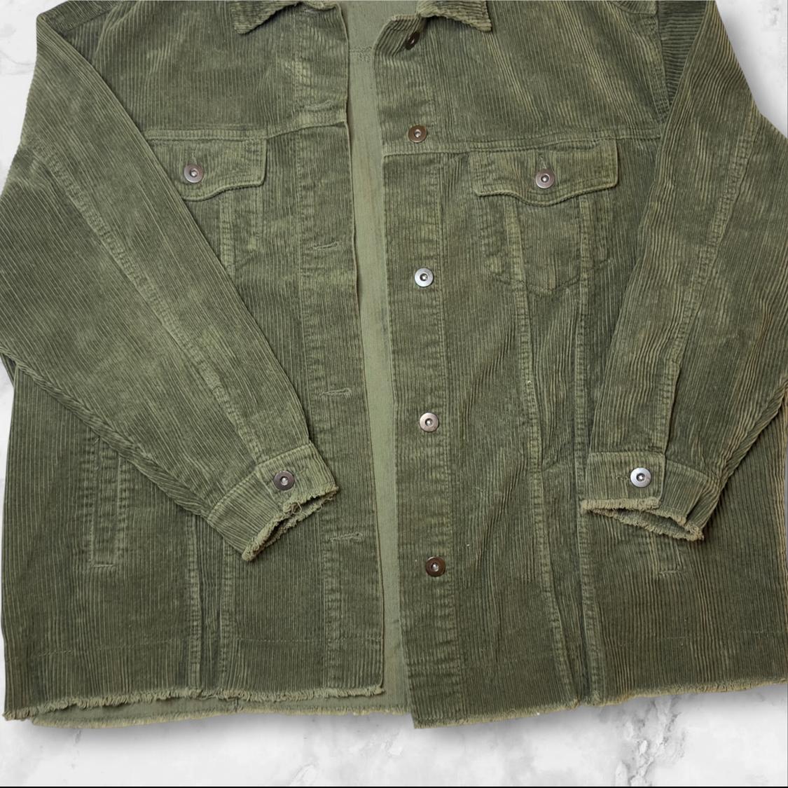 OVERSIZED CORDUROY OVERSHIRT WITH POCKETS - Image 4