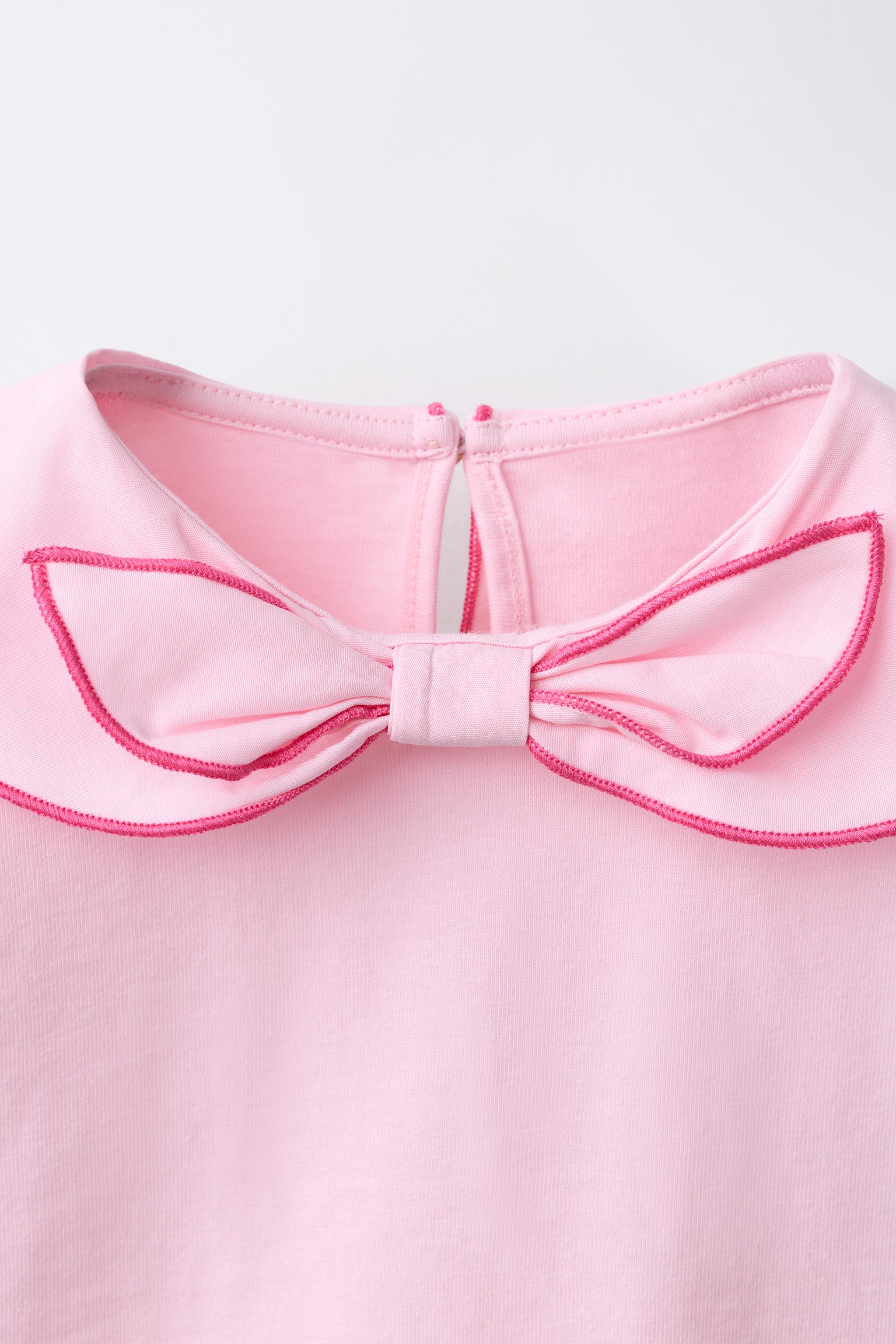 SCARF BOW T-SHIRT