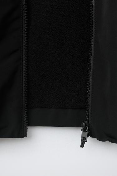 BLOUSON LÉGER DÉPERLANT - Noir de Zara - Image 7