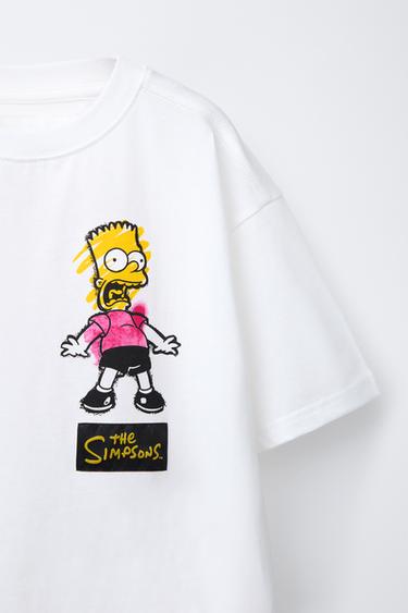 BART THE SIMPSONS ™ MATT GROENING GRAFFITI T-SHIRT - White by Zara - Image 2