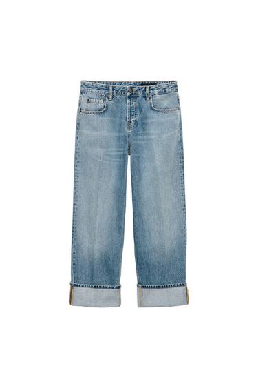 JEANS ZW COLLECTION RECTOS TIRO BAJO - Índigo de Zara
