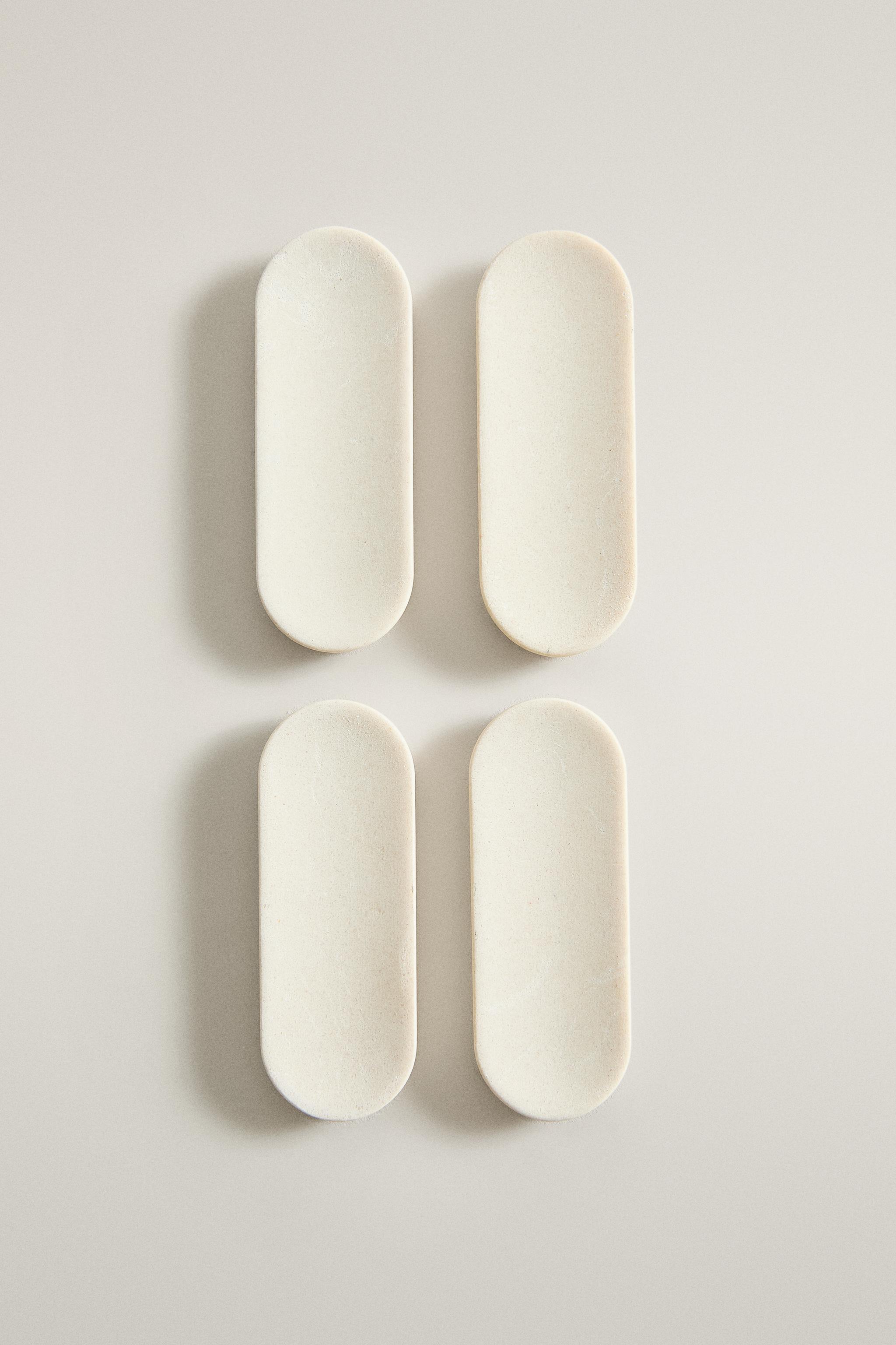 LOT REPOSE-COUVERTS RÉSINE (LOT DE 4)