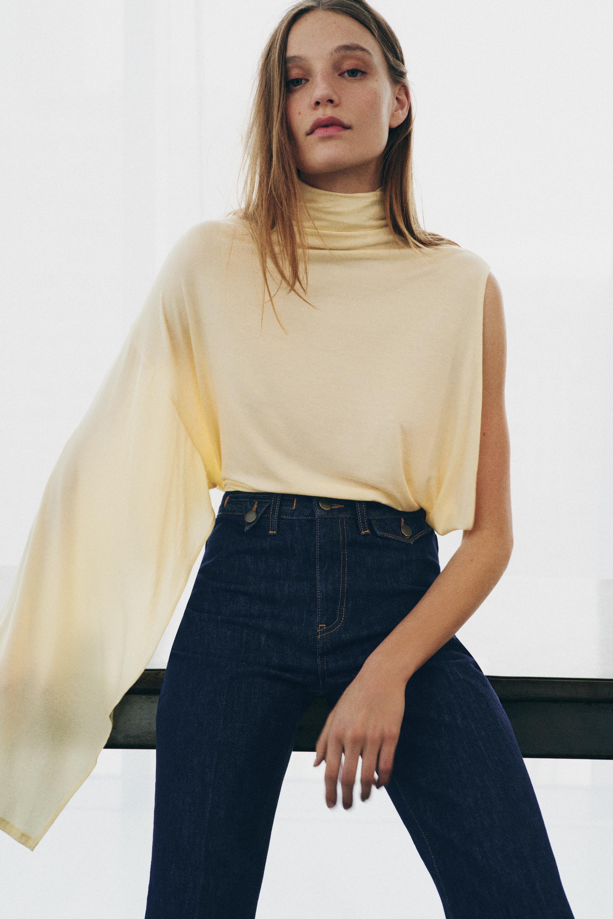 ZW COLLECTION HIGH-WAIST FLARE JEANS
