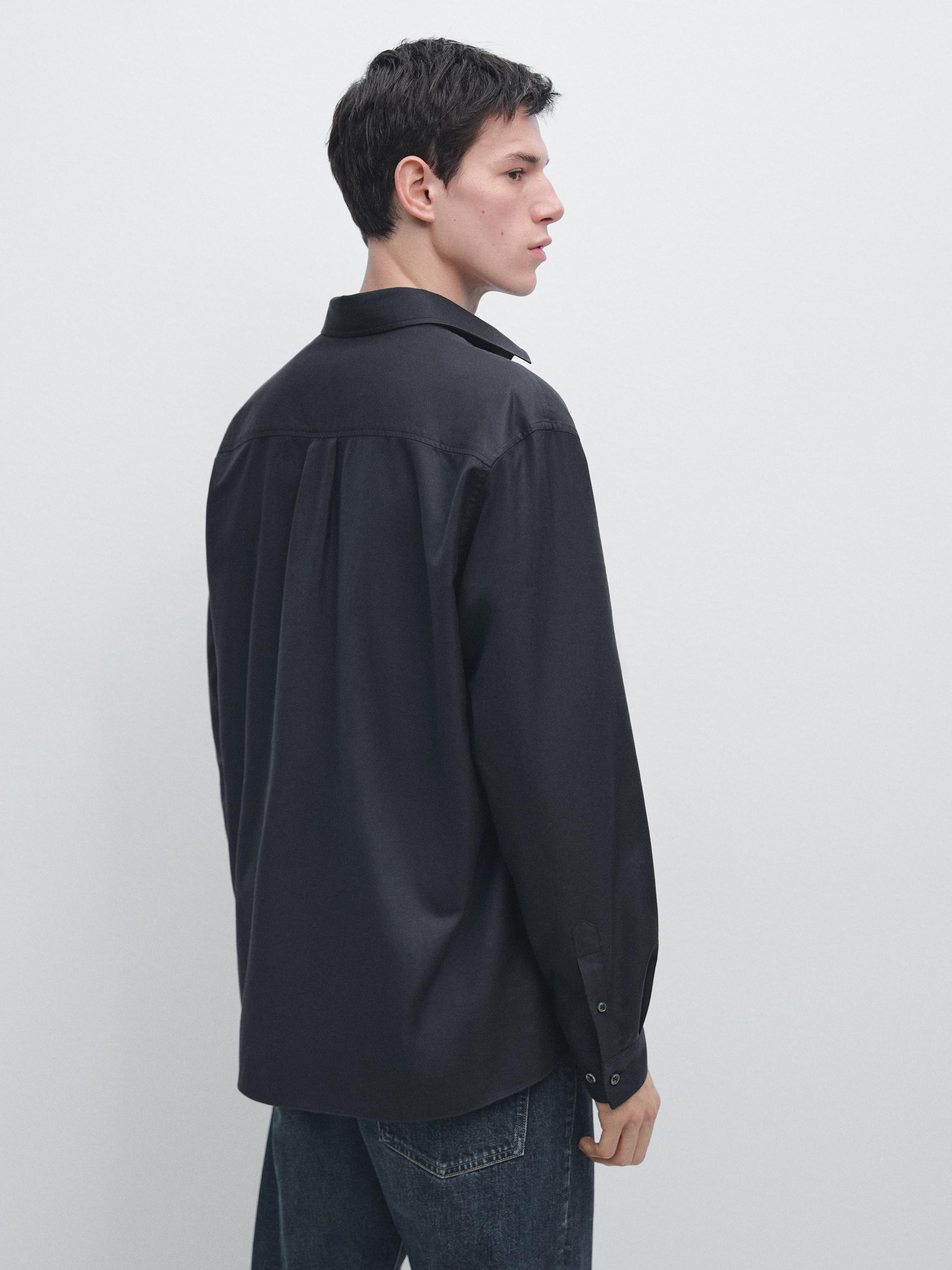 Chemise en coton avec poches