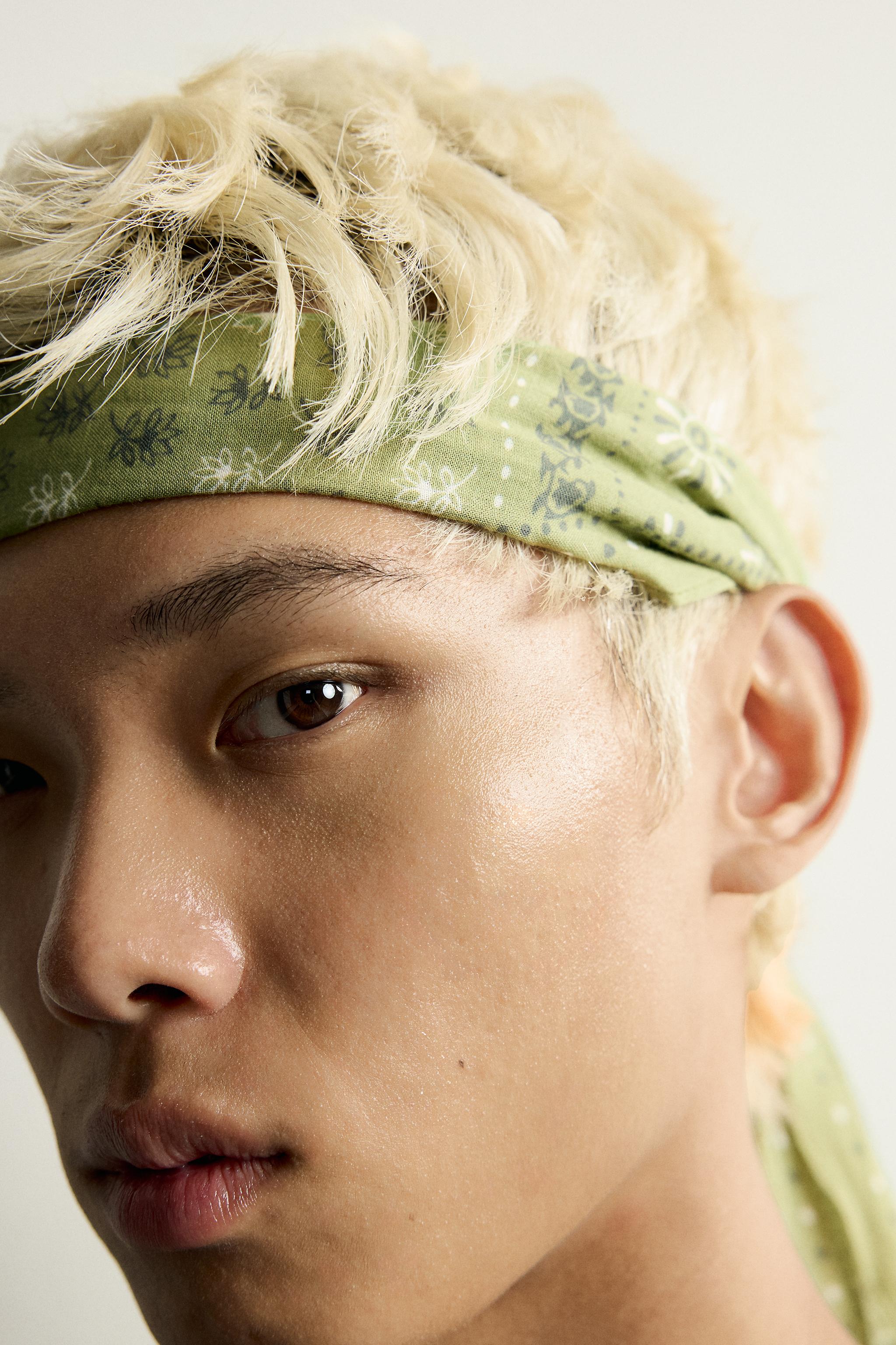 Мужские аксессуары Zara LONG PATCHWORK PRINT BANDANA — фото 2