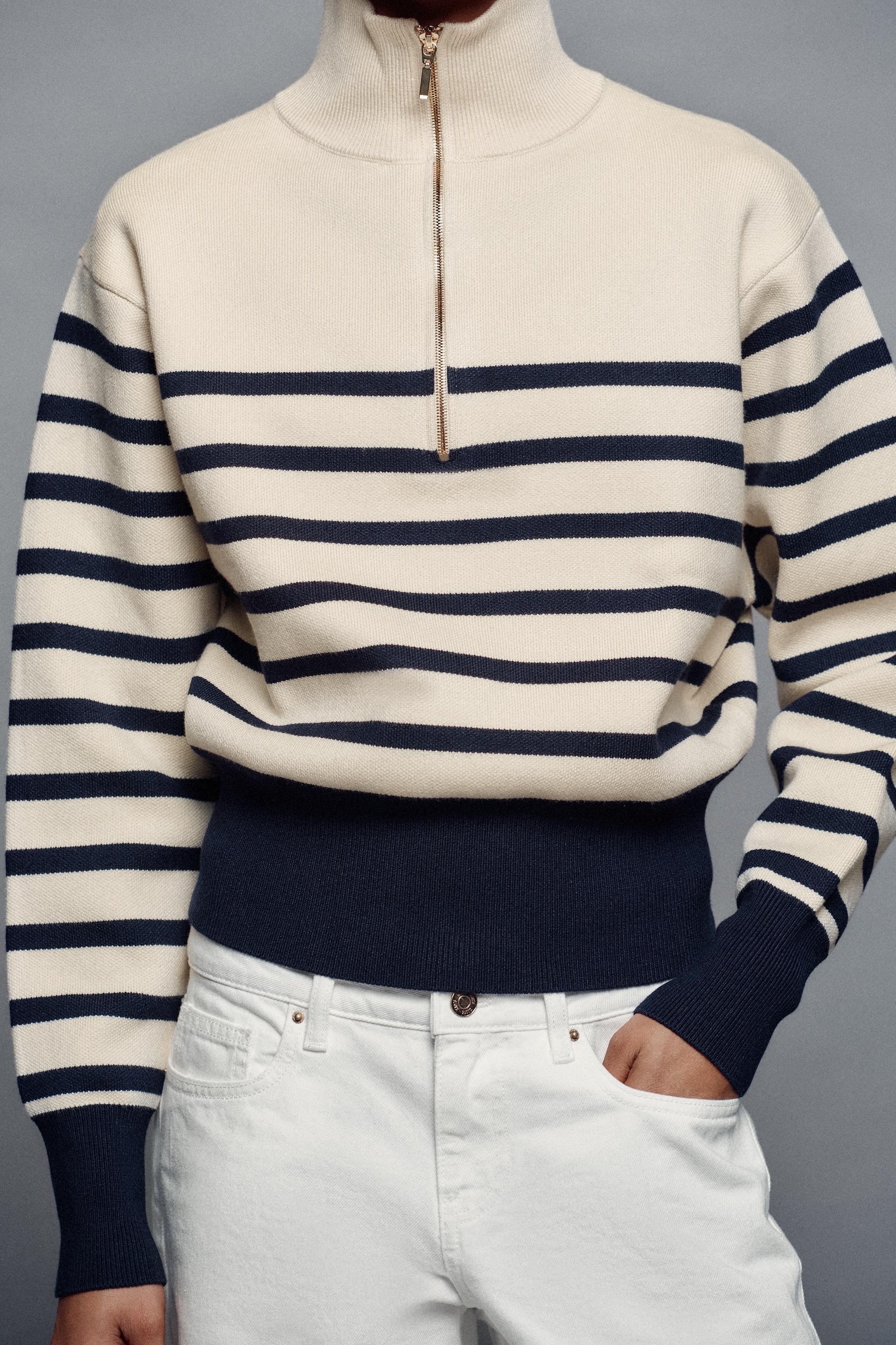 HIGH NECK KNIT SWEATER