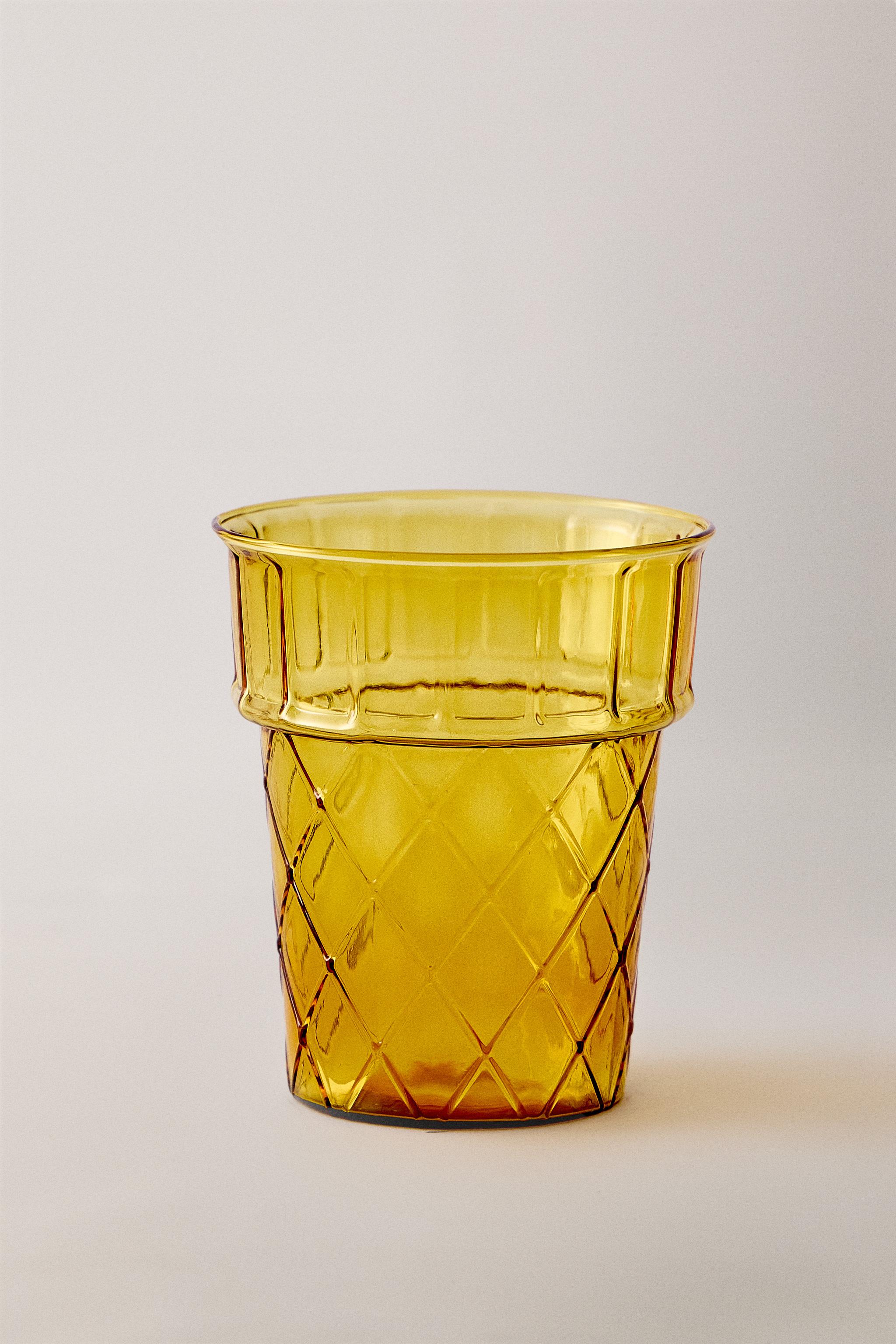 ICE CREAM BOROSILICATE GLASS TUMBLER