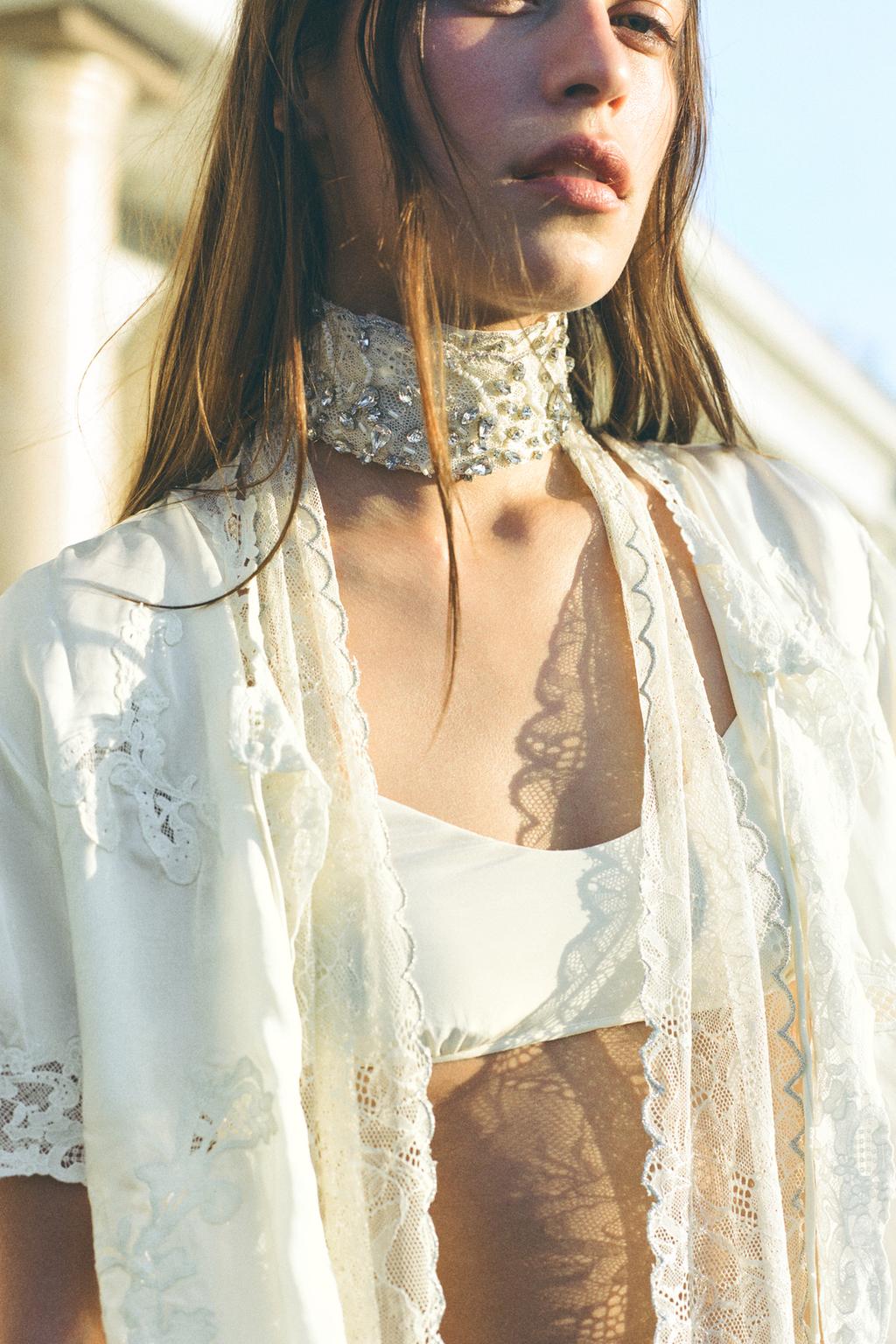 JEWELED BEADED BANDANA - image 2