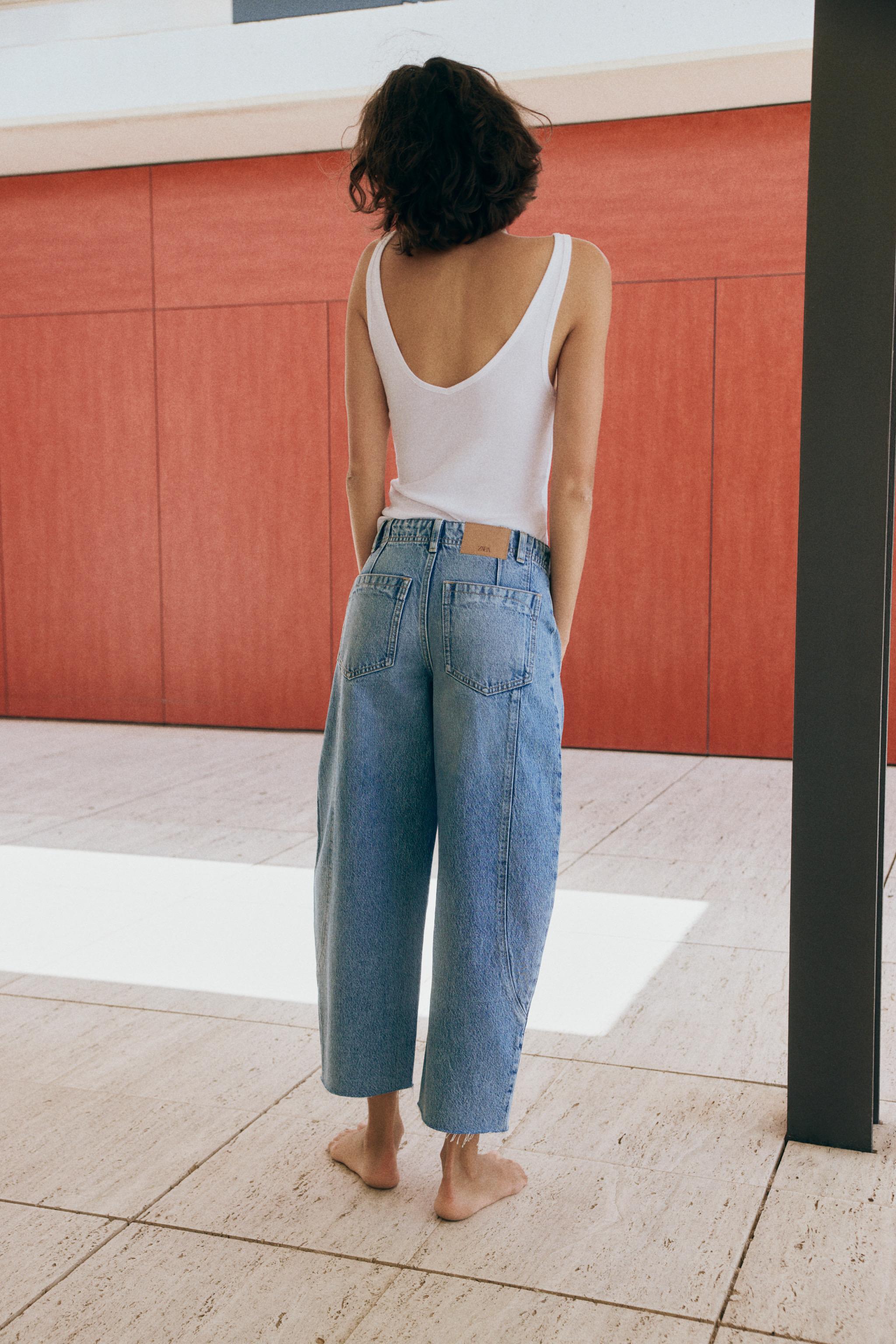 Женские джинсы Zara Z1975 BARREL JEANS — фото 4