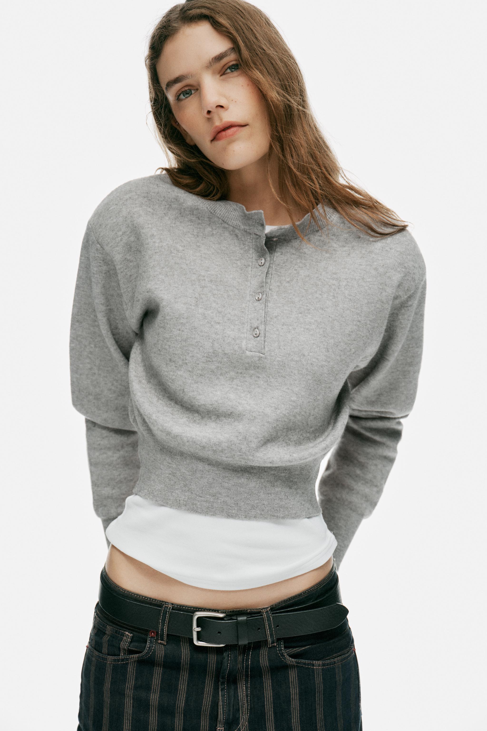 SHOULDER PAD KNIT JUMPER - thumbnail 2