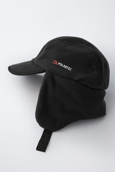 POLAR POLARTEC ® EARFLAP CAP - Black by Zara - Image 1
