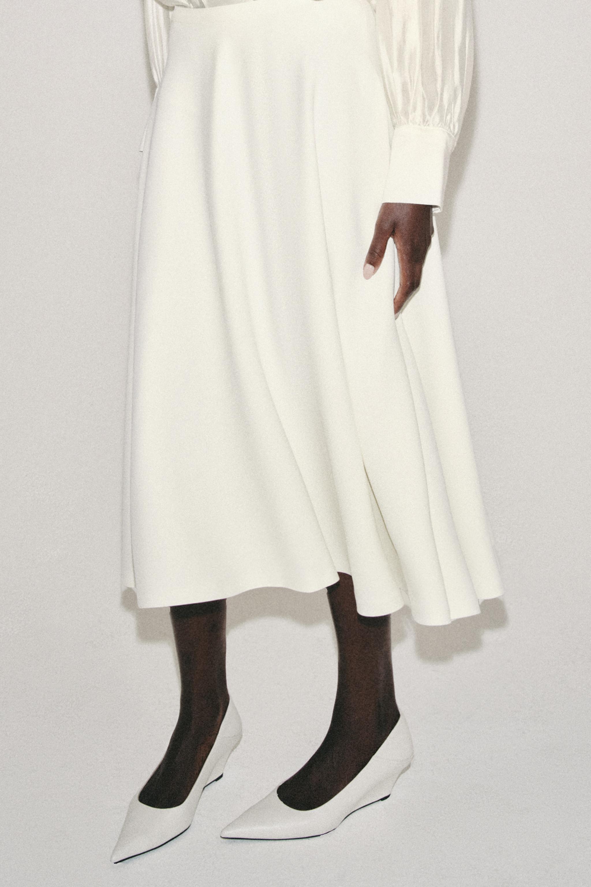ZW COLLECTION LAYERED MIDI SKIRT