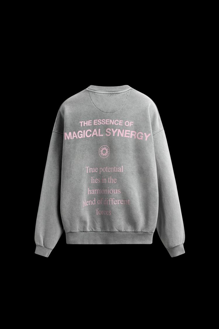 COMBINED PRINT SWEATSHIRT