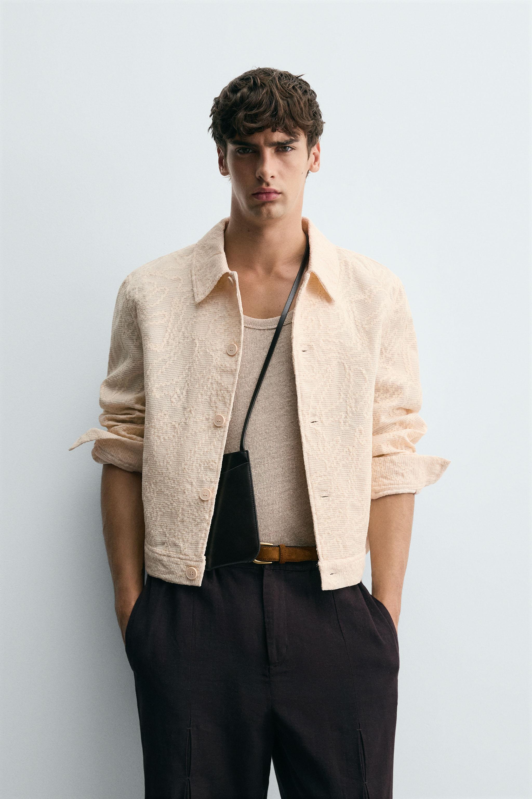 ジャケット・アウター Merseille Knit Jacket ecru CROCHET TEXTURED JACKET - Ecru | ZARA United States