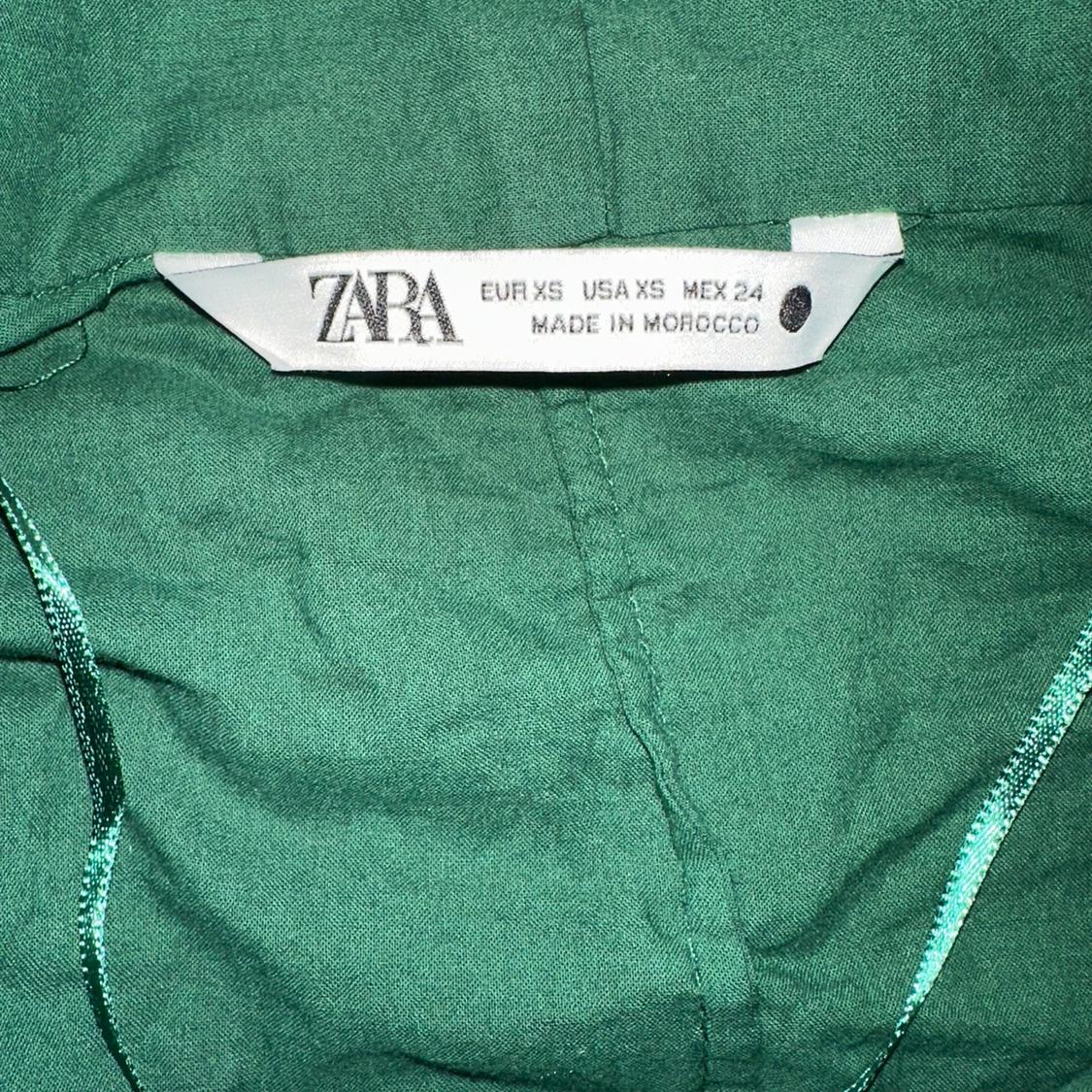 BELTED PLEATED SHIRT ZW COLLECTION - Image 3