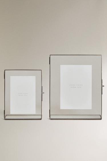 RECTANGULAR STRUCTURE PHOTO FRAME - Black by Zara