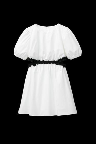 CUT-OUT-KLEID MIT VOLANT - Cremefarben von Zara - Bild 0