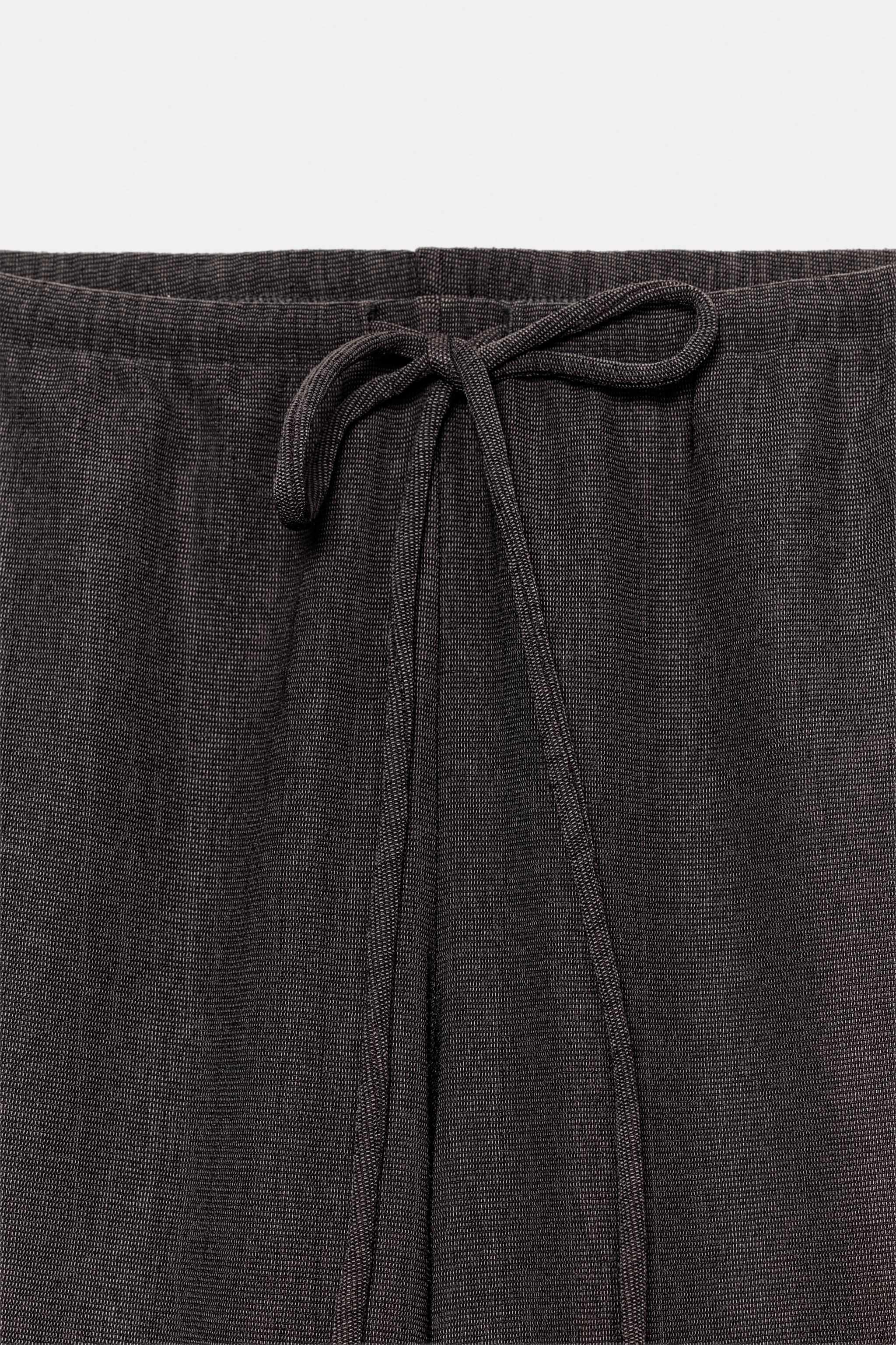 Zara RUSTIC STRAIGHT LEG PANTS — фото 8