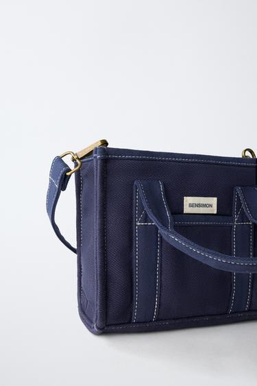 MINI SAC SHOPPER BENSIMON ® X ZARA - Bleu de Zara - Image 2