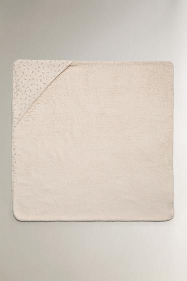 TULIP HOODED BABY BATH TOWEL - Light pink by Zara - Image 3