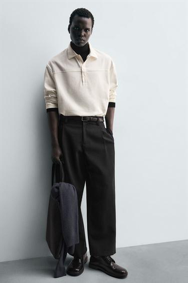 POLO COUPE BOXY STRUCTURÉ - Blanc de Zara - Image 5