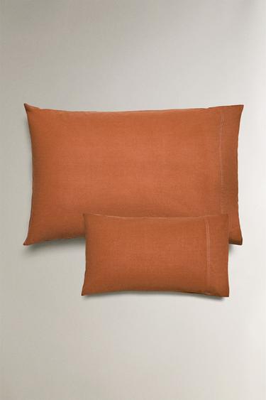 CHILDREN'S DYED PILLOWCASE - Brick by Zara - Image 0