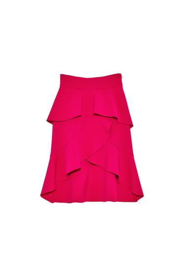SKIRT WITH FRILLS