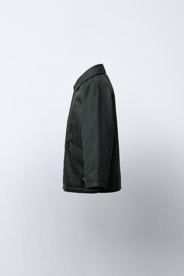 VESTE ENDUITE - Kaki foncé de Zara - Image 2