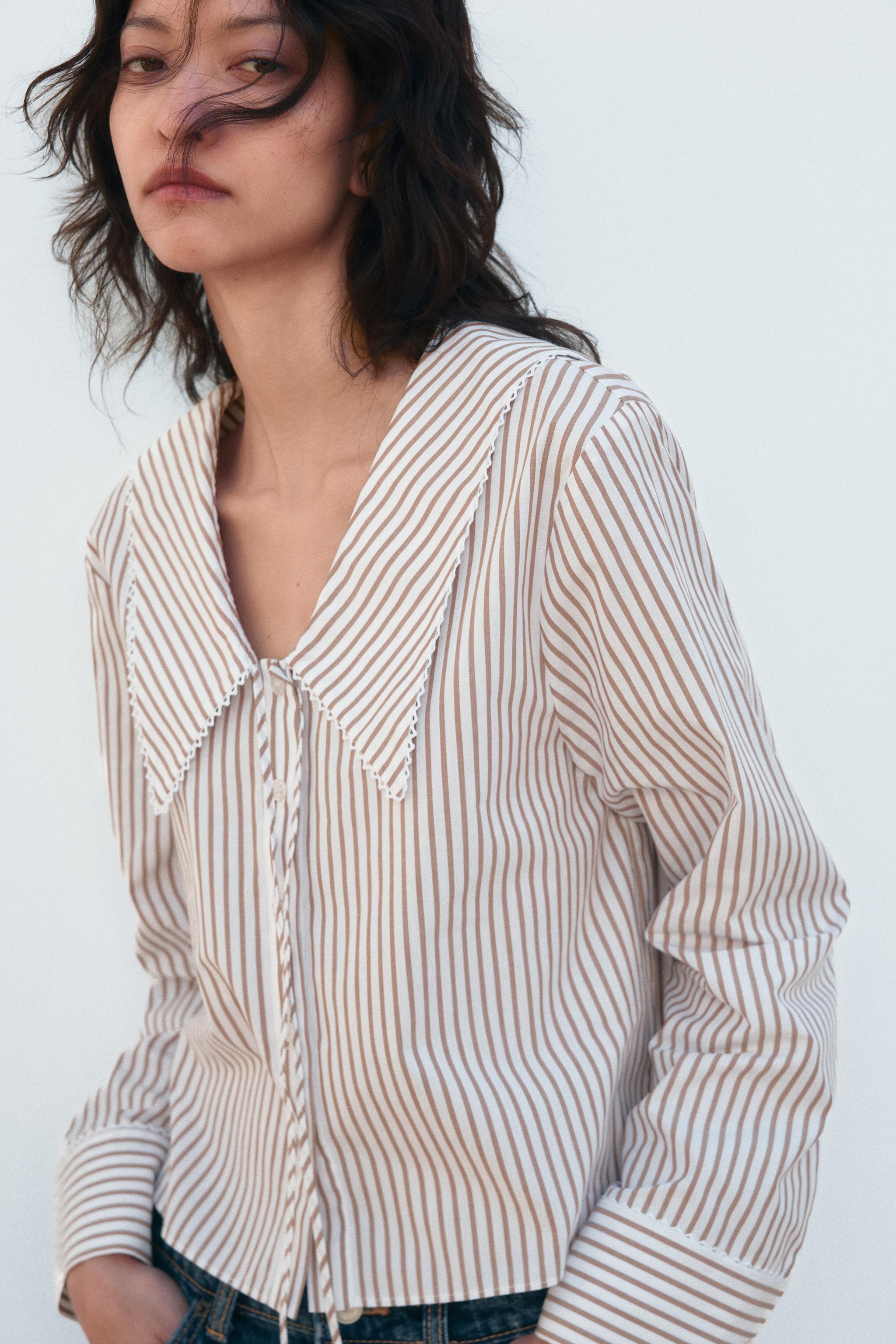レディースポプリンシャツ | ZARA 日本