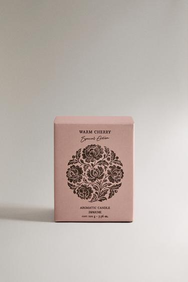 (220 G) BOUGIE PARFUMÉE WARM CHERRY - Caramel de Zara - Image 3