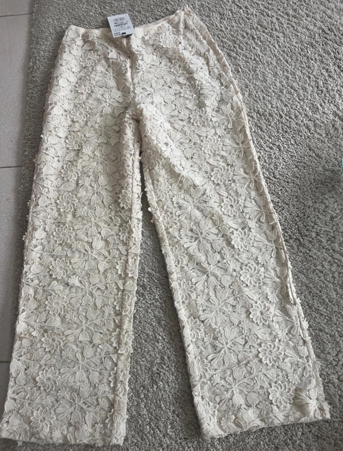 LONG CROCHET TROUSERS - Image 2