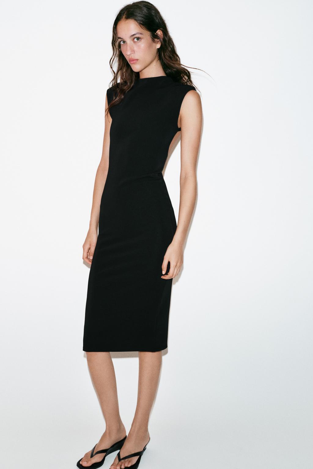 STRETCH MIDI DRESS - image 2