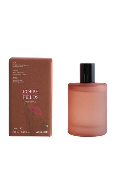 (100 ML) AMBIENTADOR TÊXTIL SPRAY POPPY FIELDS - Vermelho / Laranja da Zara