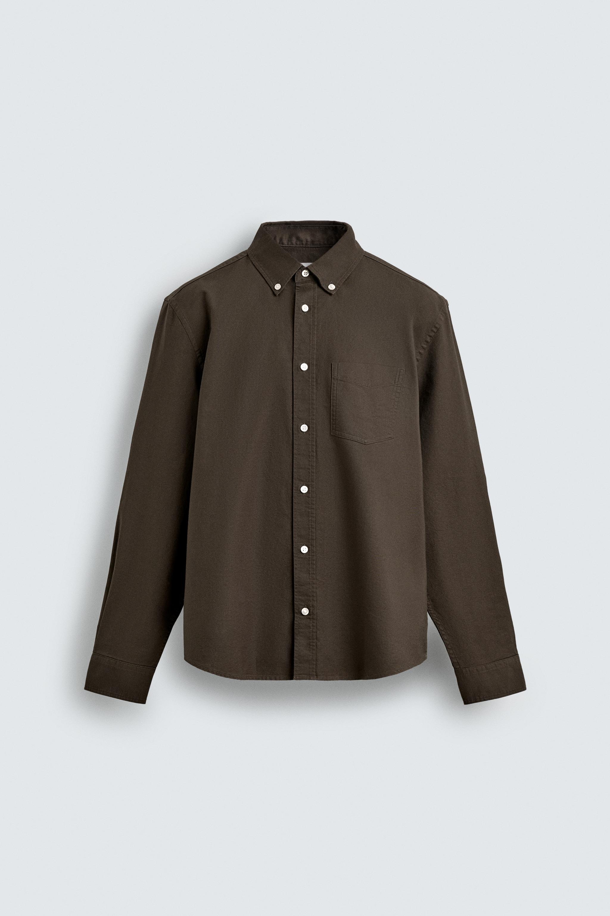 TEXTURED OXFORD SHIRT