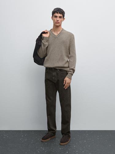 Jeans relaxed fit - Gris de Zara - Imagen 0