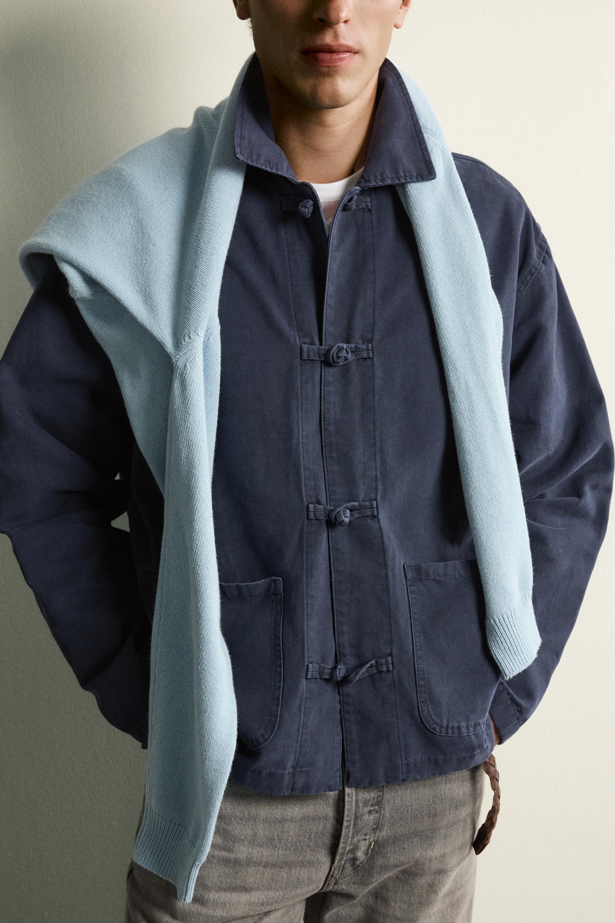 KNOT FROG FASTENING REGULAR FIT OVERSHIRT