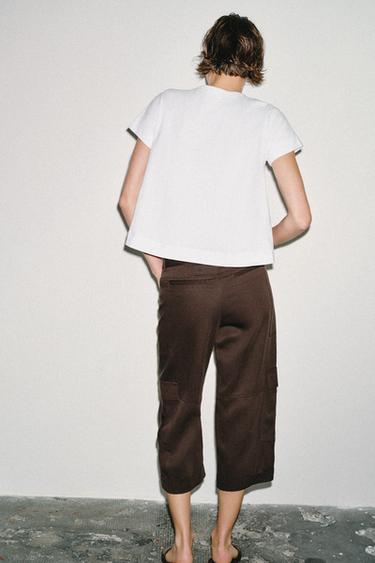 SHORT SLEEVE T-SHIRT - White by Zara - Image 3