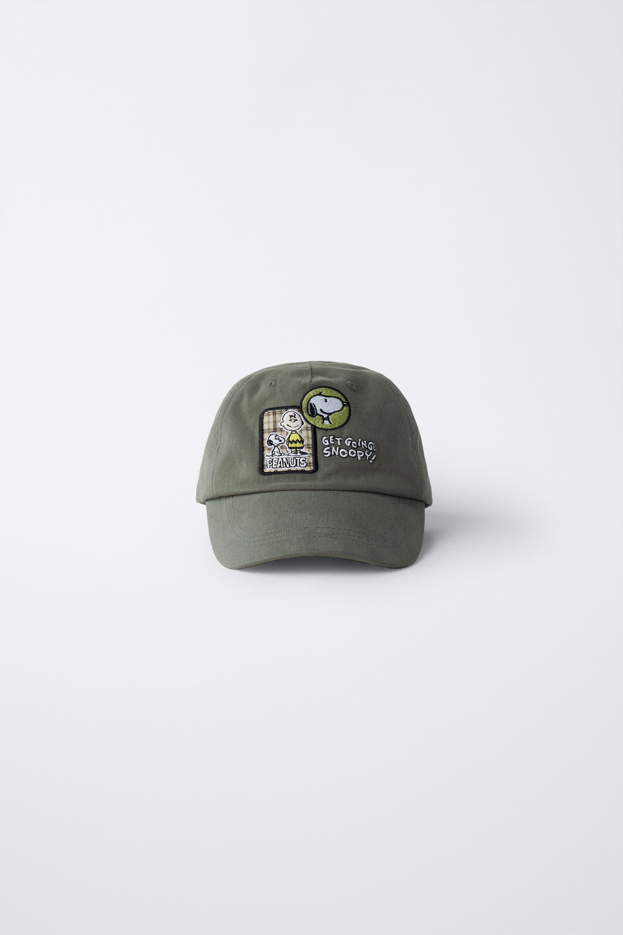 SNOOPY PEANUTS™ PATCH CAP - GREEN | ZARA Canada