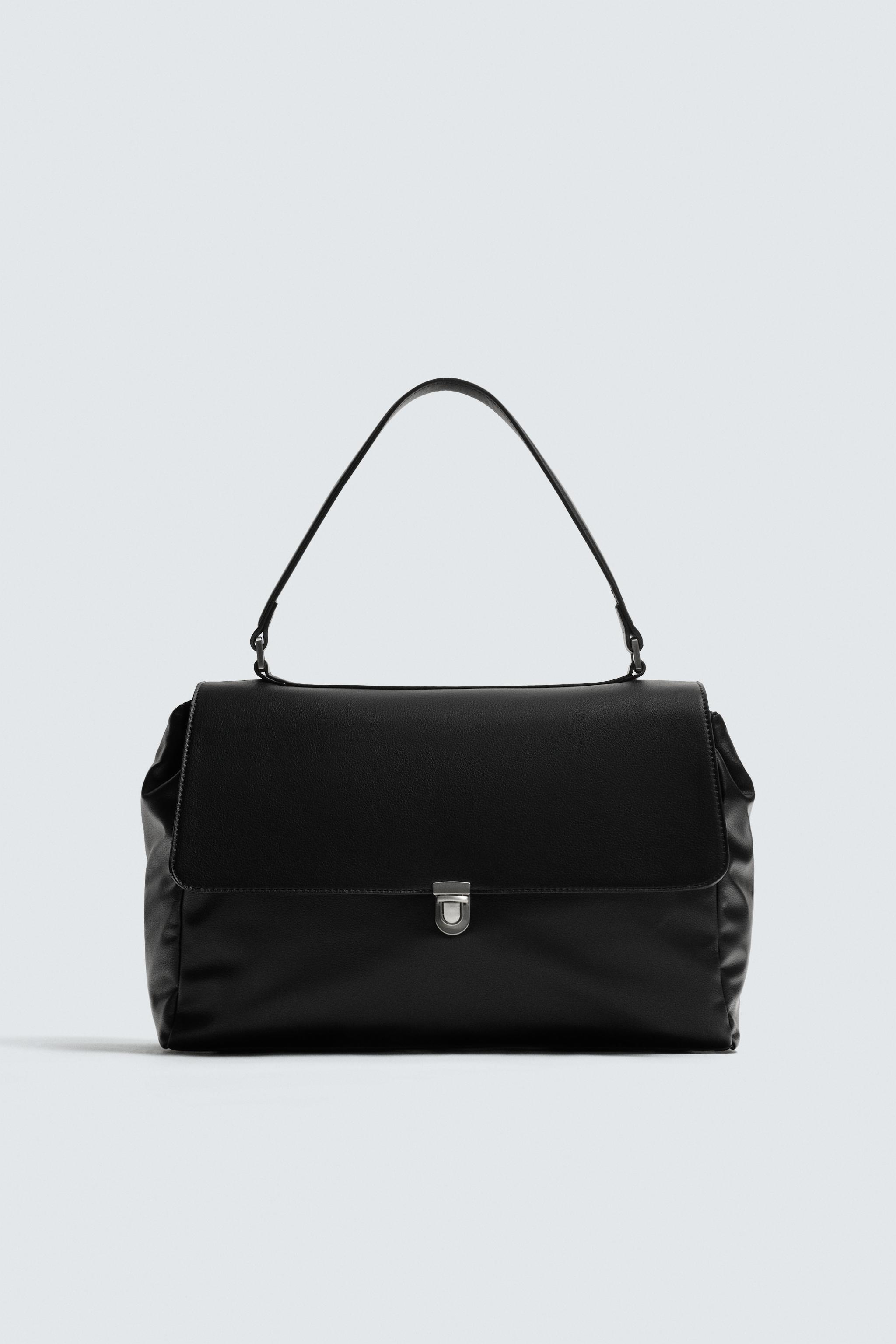 無地ショルダーバッグ - ブラック | ZARA Japan / 日本