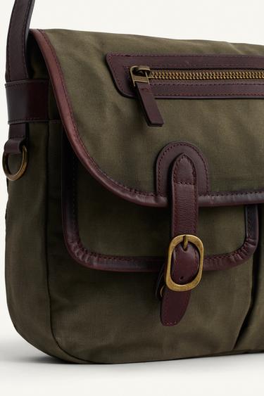 CROSSBODY BAG WITH BUCKLES - LIMITED EDITION - Green by Zara - Image 4