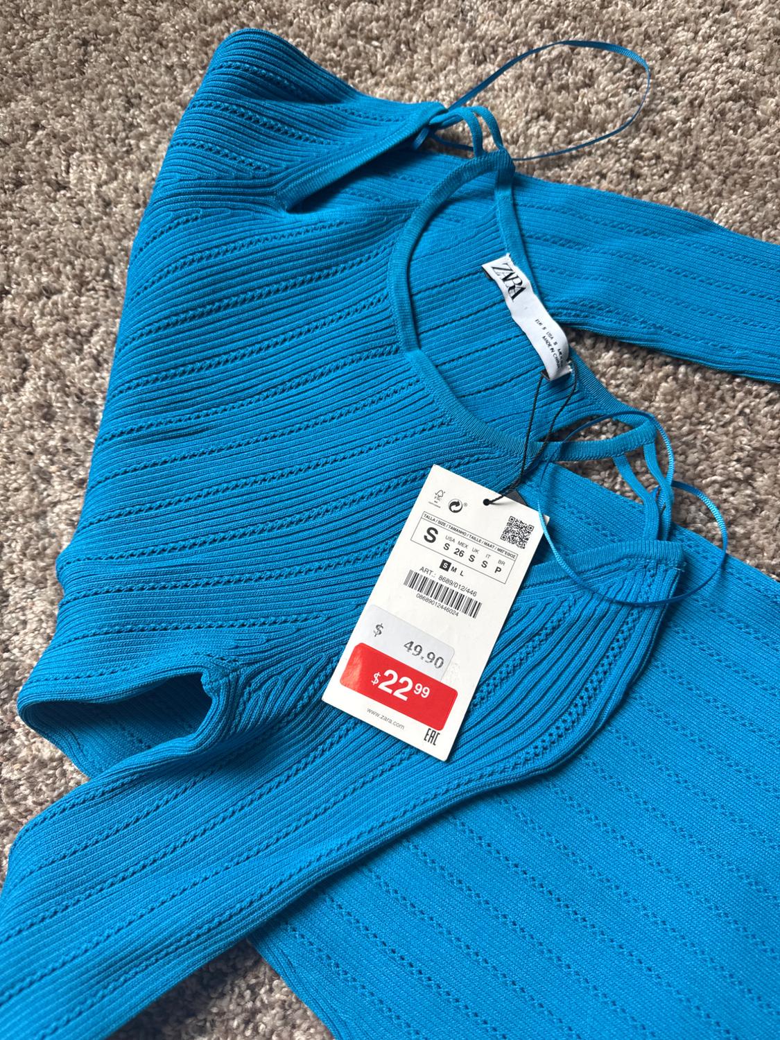 CUT OUT KNIT DRESS - Image 3