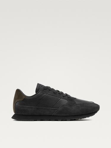 Zara Soft nappa leather trainers - Black