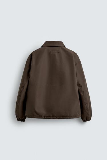 TECHNICAL QUILTED JACKET - Brown by Zara - Image 7