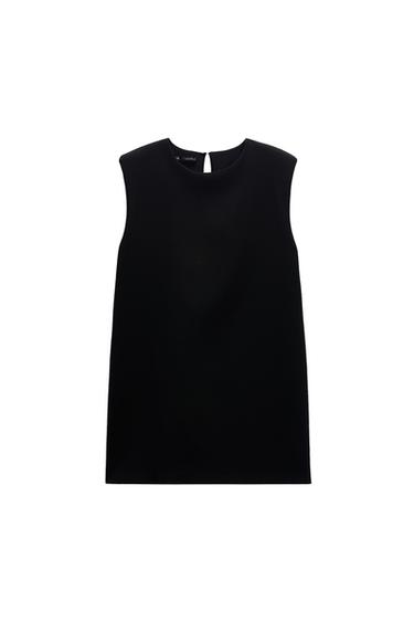 MINI DRESS WITH SHOULDER PADS