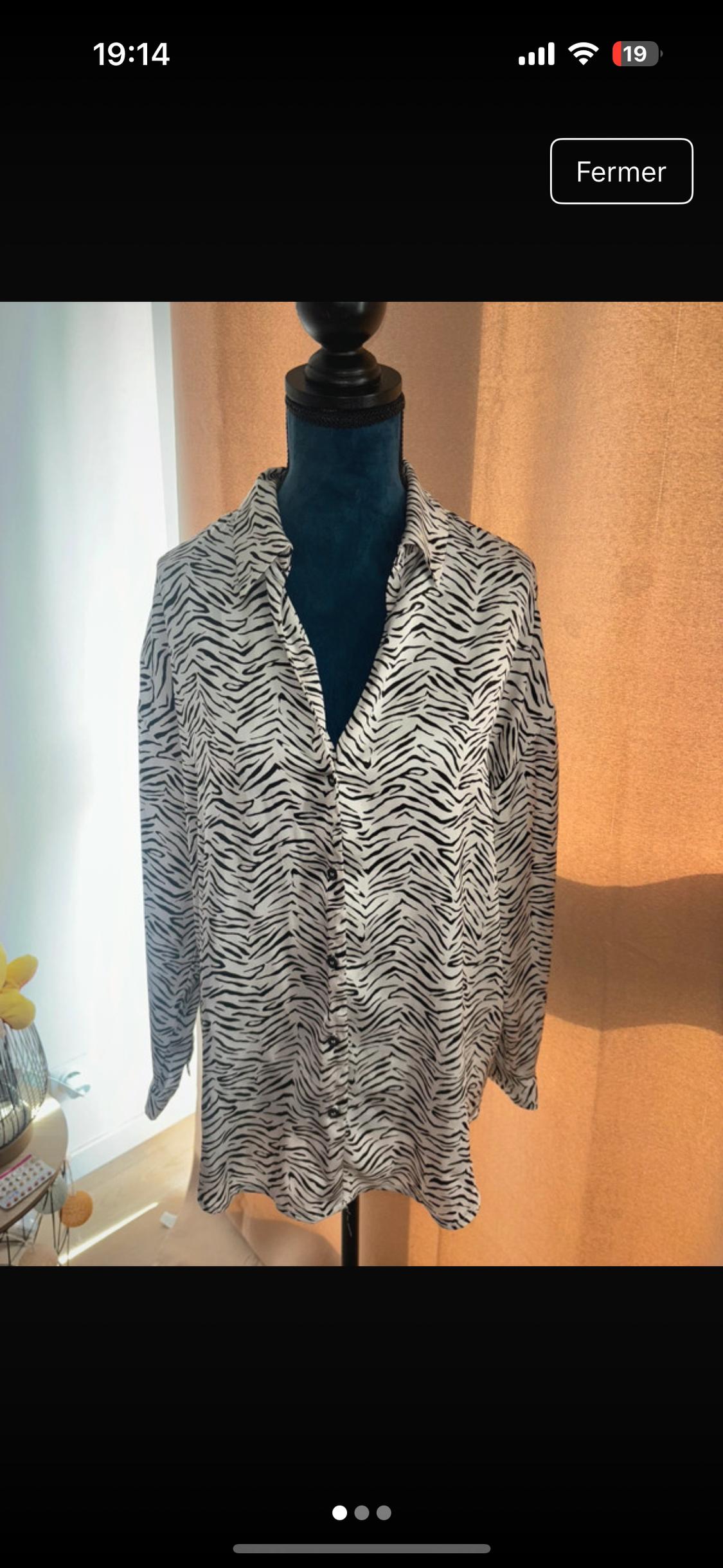 ΜΠΛΟΥΖΑ OVERSIZED ΜΕ ANIMAL PRINT