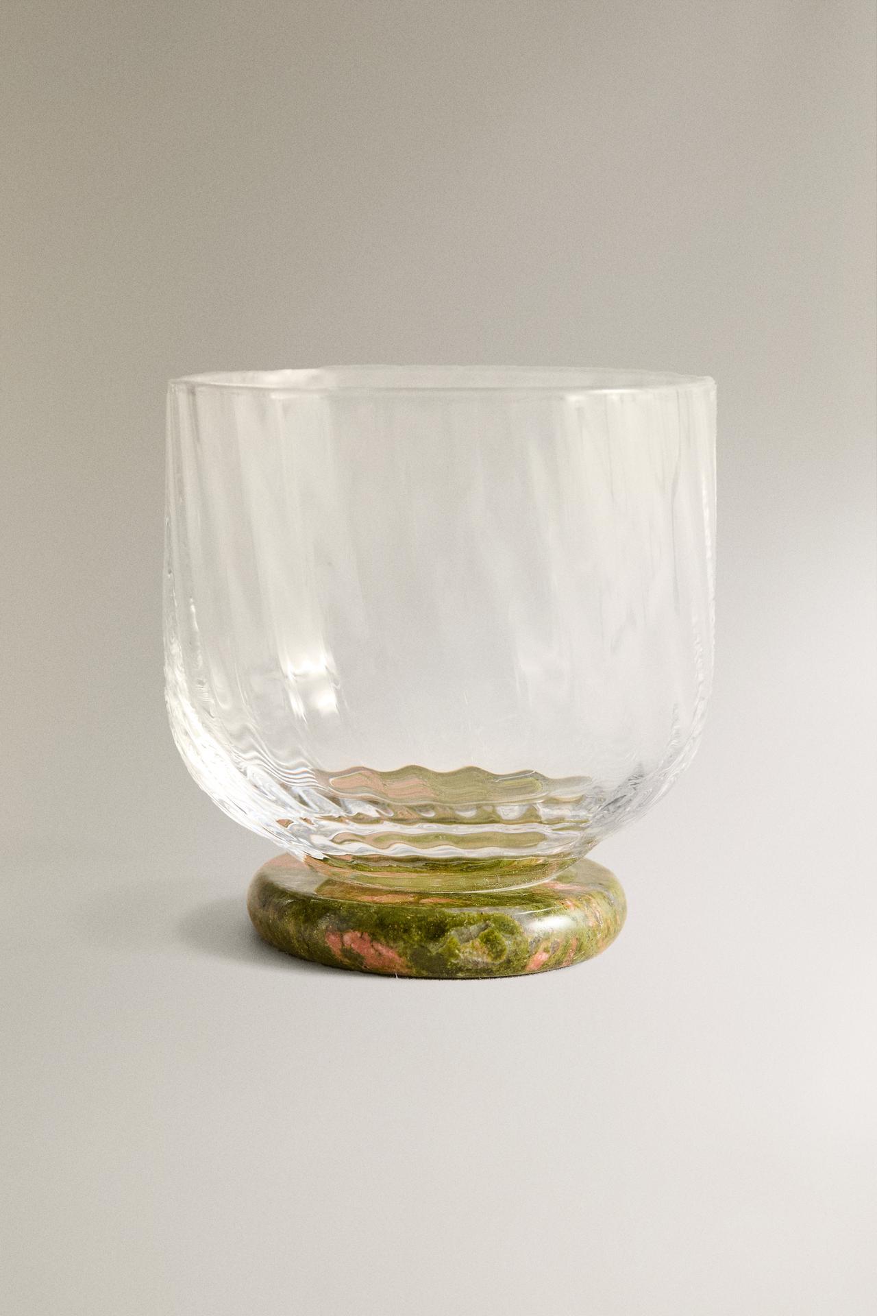 MARBLE SHOT GLASS SET — Transparent