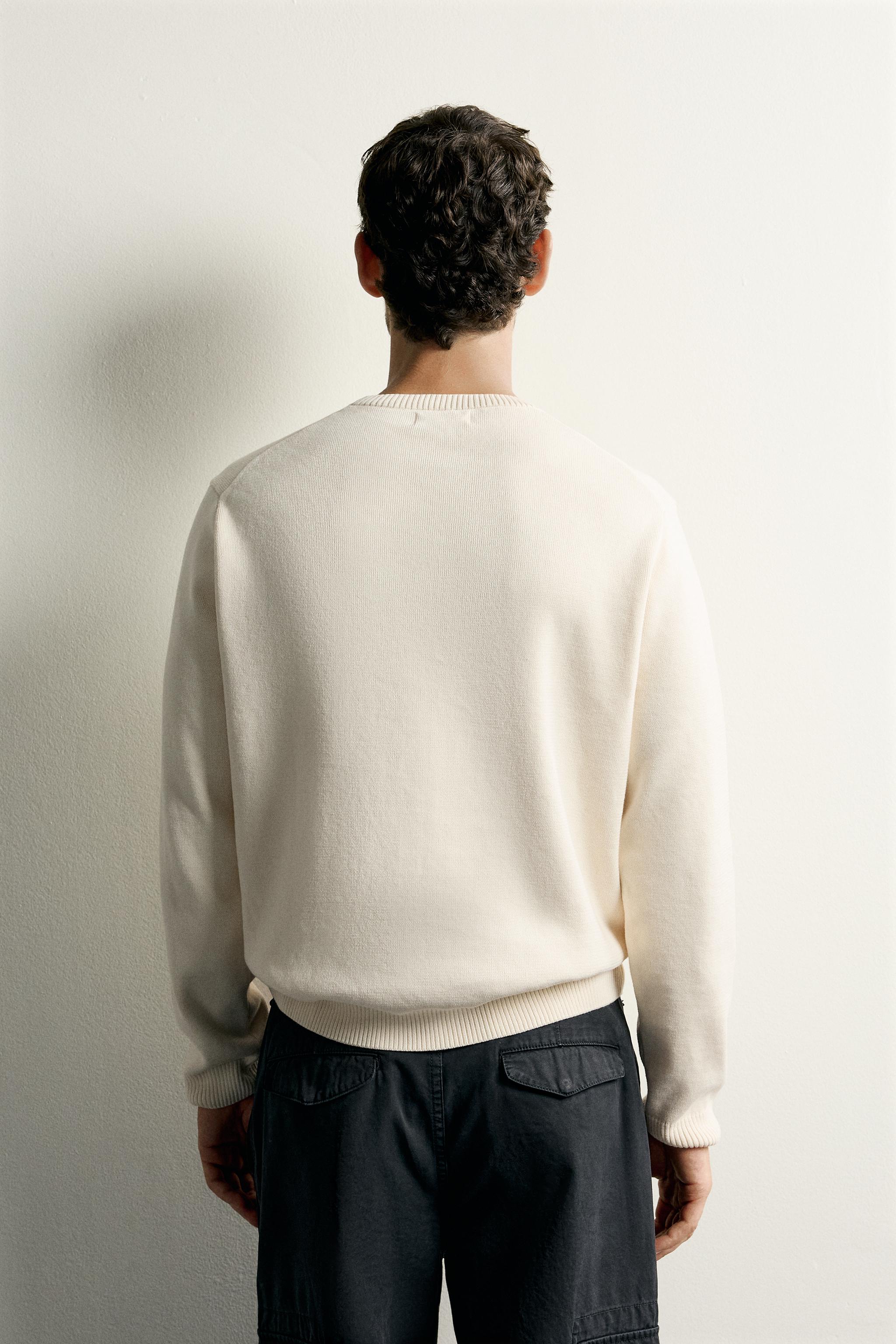 COTTON TEXTURE SWEATER