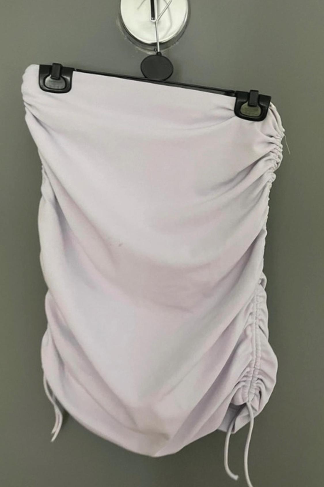 RUCHED MINI SKIRT - Image 3